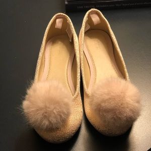 Gymboree Pom Pom slip on shoes